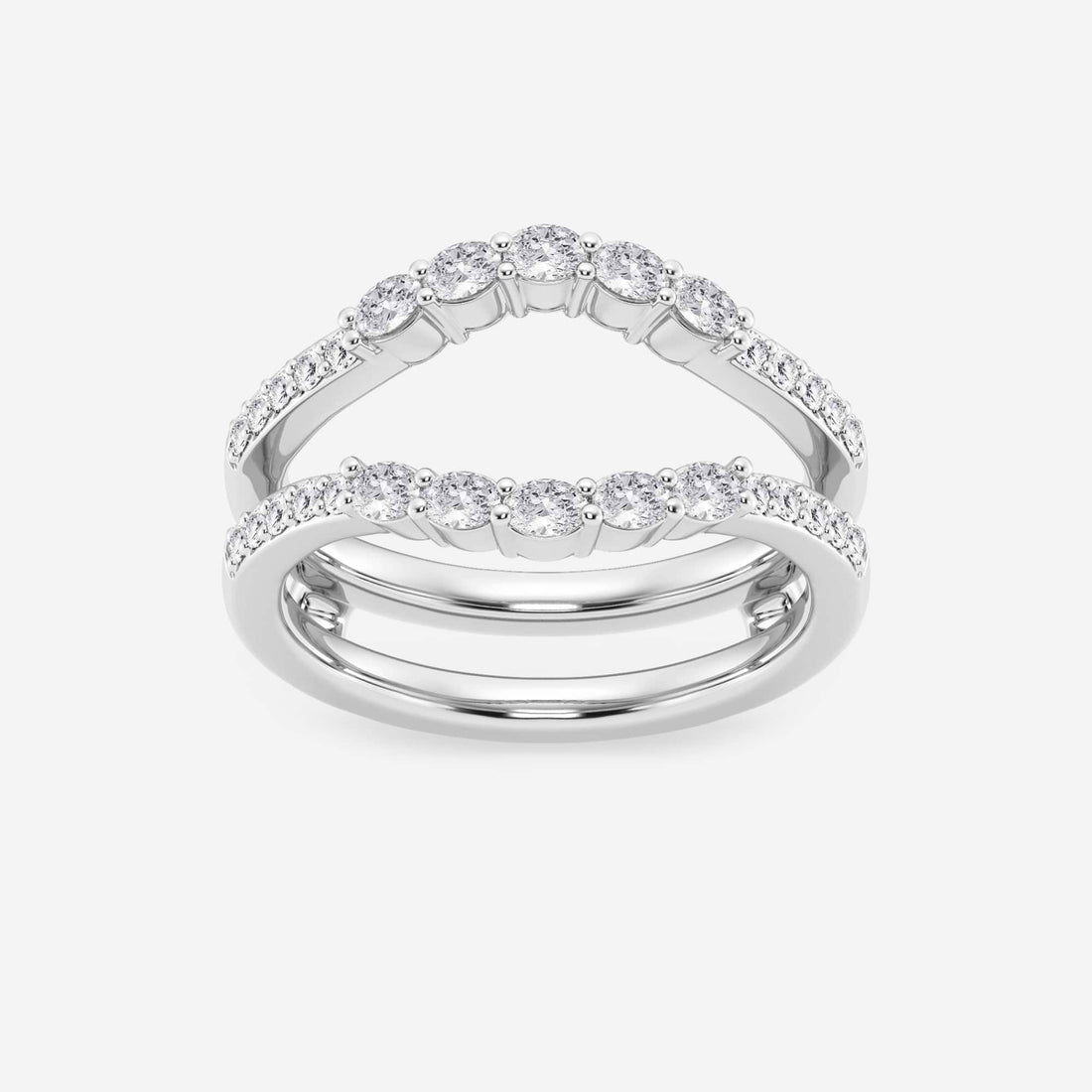 Luminara Oval Lab-Grown Diamond Ring Enhancer