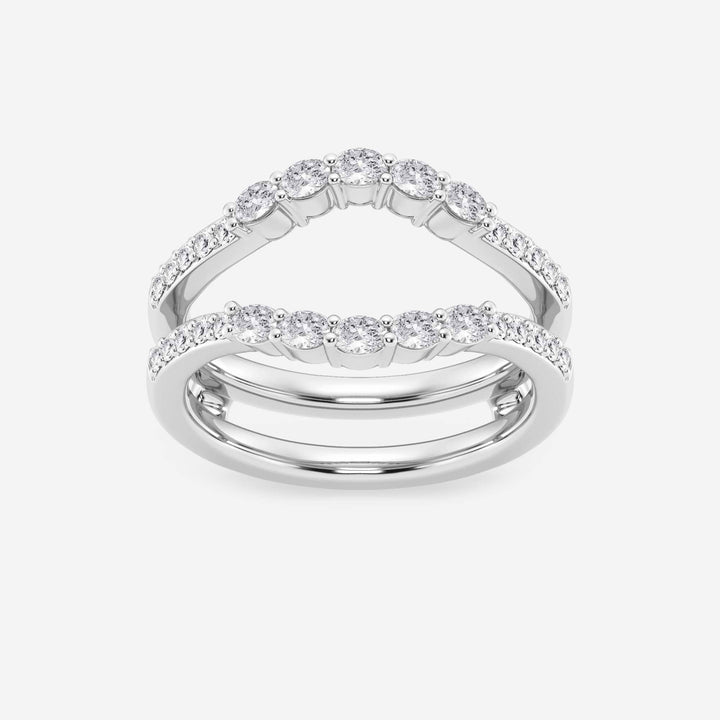 Luminara Oval Lab-Grown Diamond Ring Enhancer