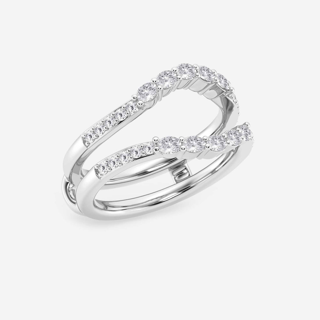 Luminara Oval Lab-Grown Diamond Ring Enhancer