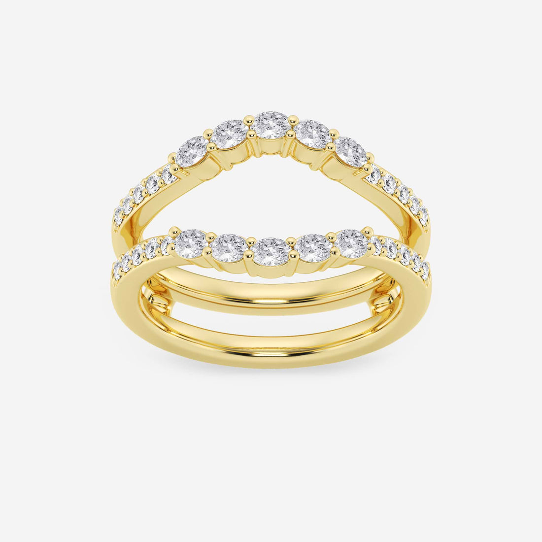 Luminara Oval Lab-Grown Diamond Ring Enhancer