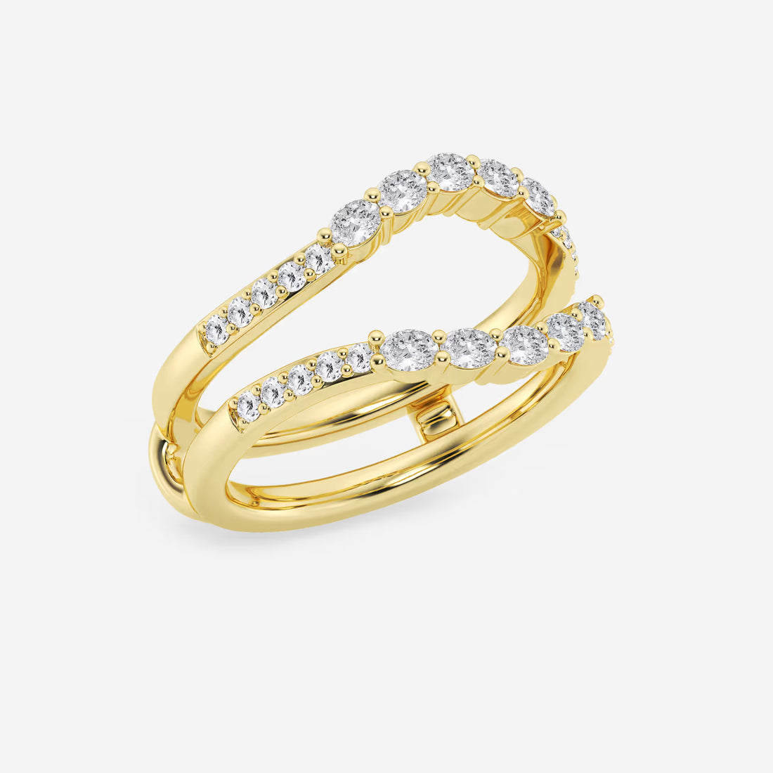 Luminara Oval Lab-Grown Diamond Ring Enhancer