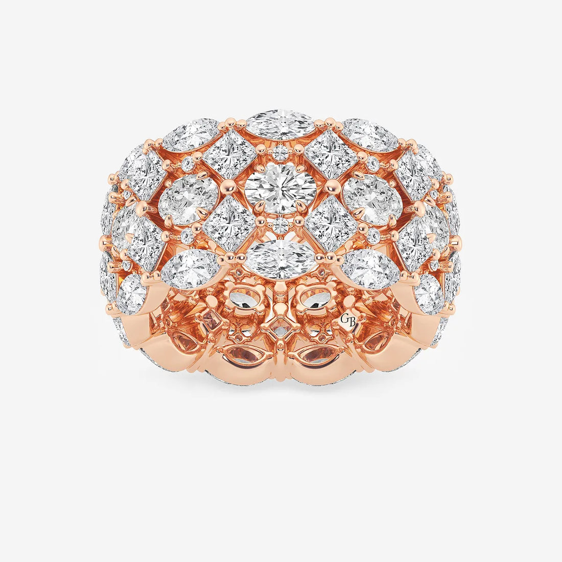 Mosaica Royale Multi-Shape Lab-Grown Diamond Eternity Band