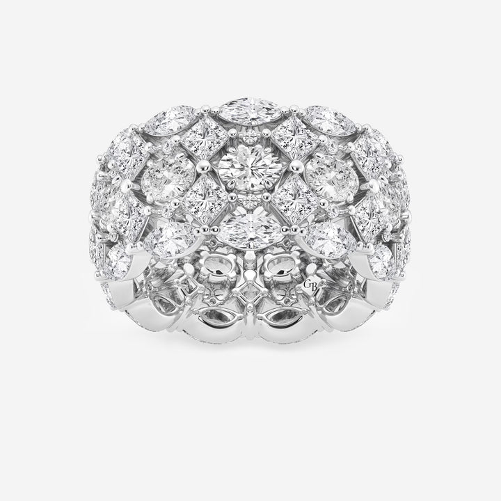Mosaica Royale Multi-Shape Lab-Grown Diamond Eternity Band