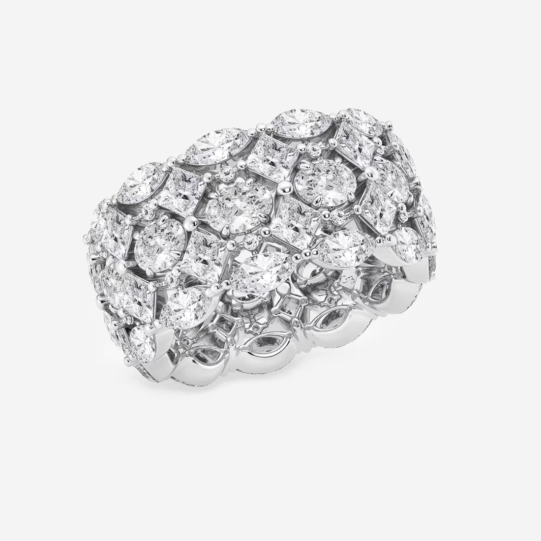 Mosaica Royale Multi-Shape Lab-Grown Diamond Eternity Band