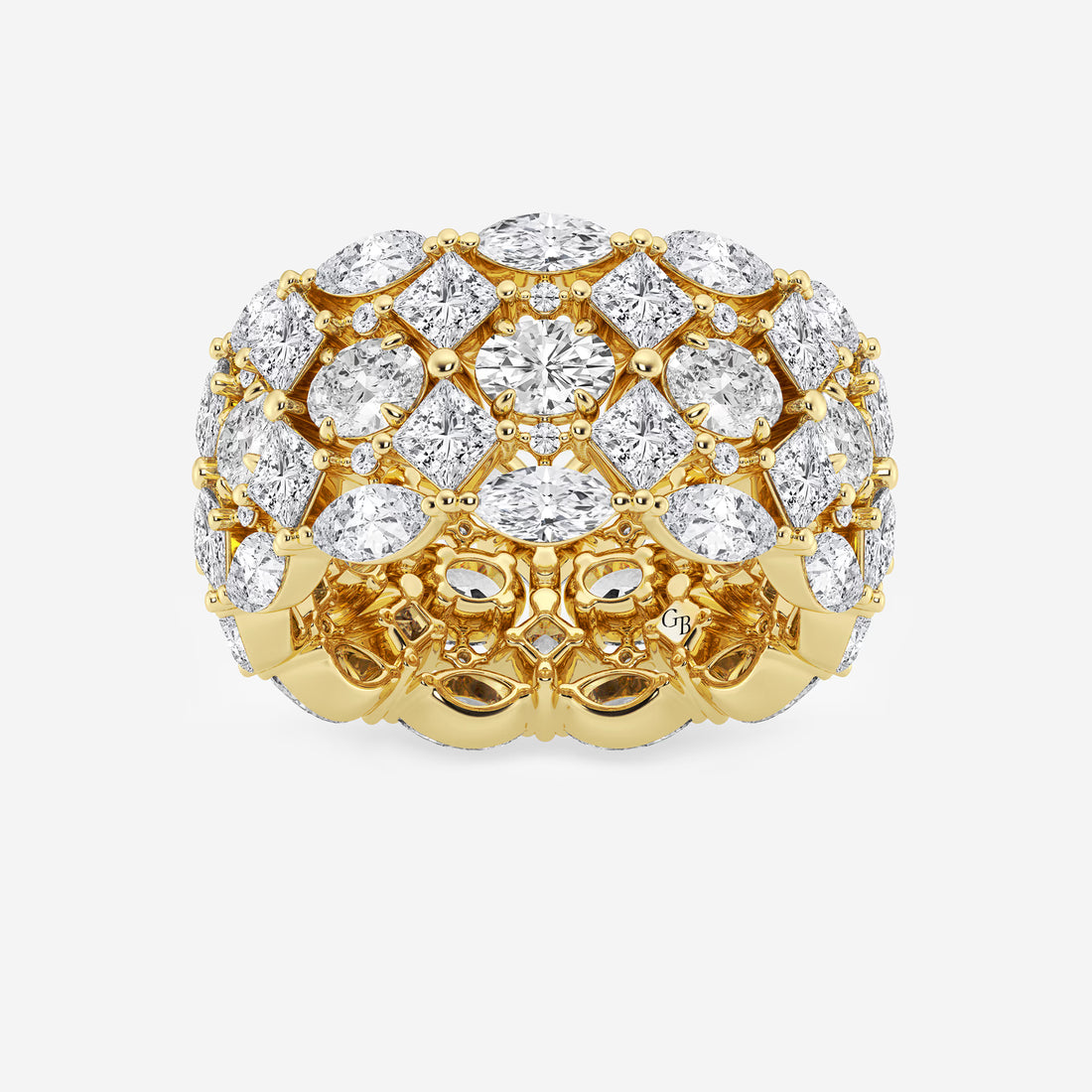 Mosaica Royale Multi-Shape Lab-Grown Diamond Eternity Band