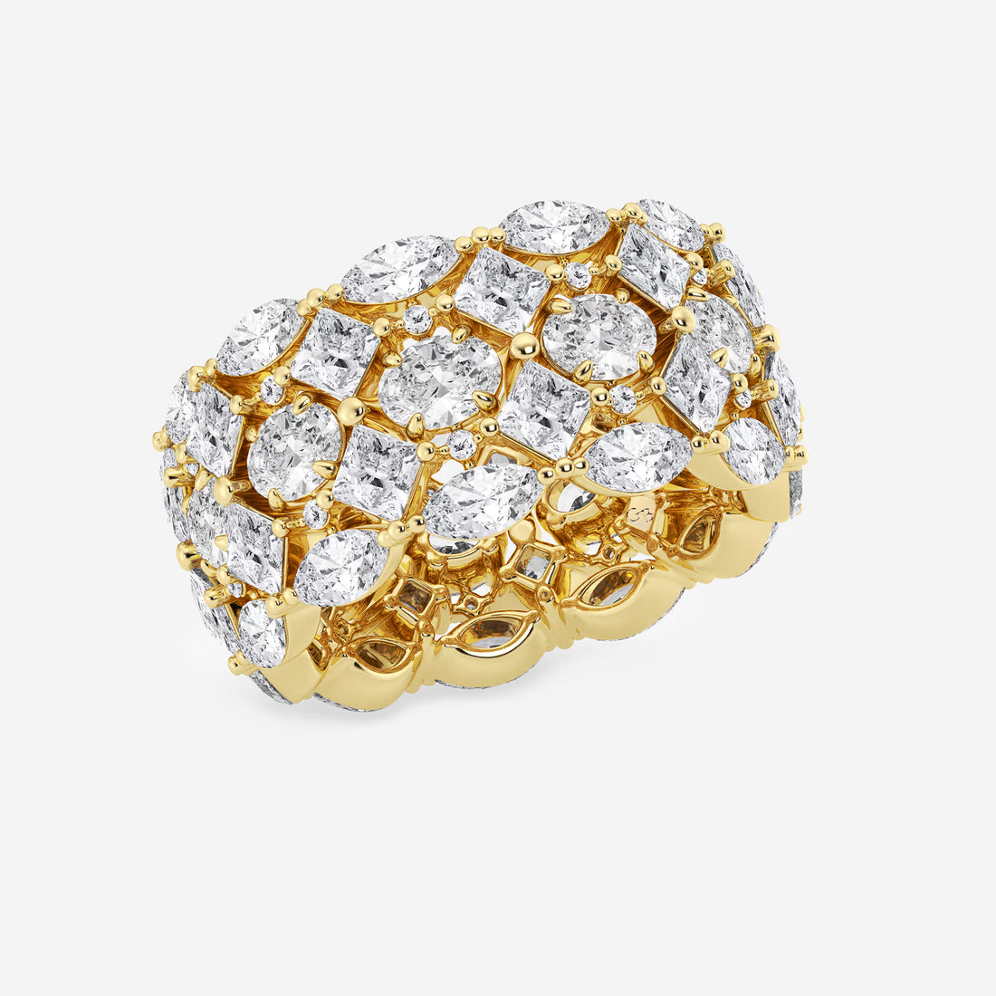 Mosaica Royale Multi-Shape Lab-Grown Diamond Eternity Band