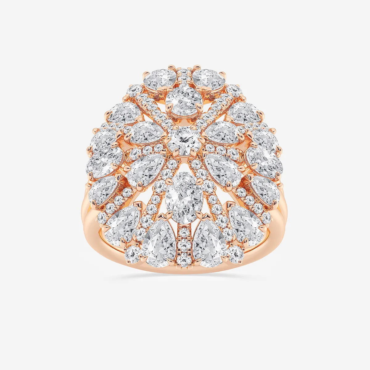 Floréa Burst Multi-Shape Lab-Grown Diamond Floral Ring