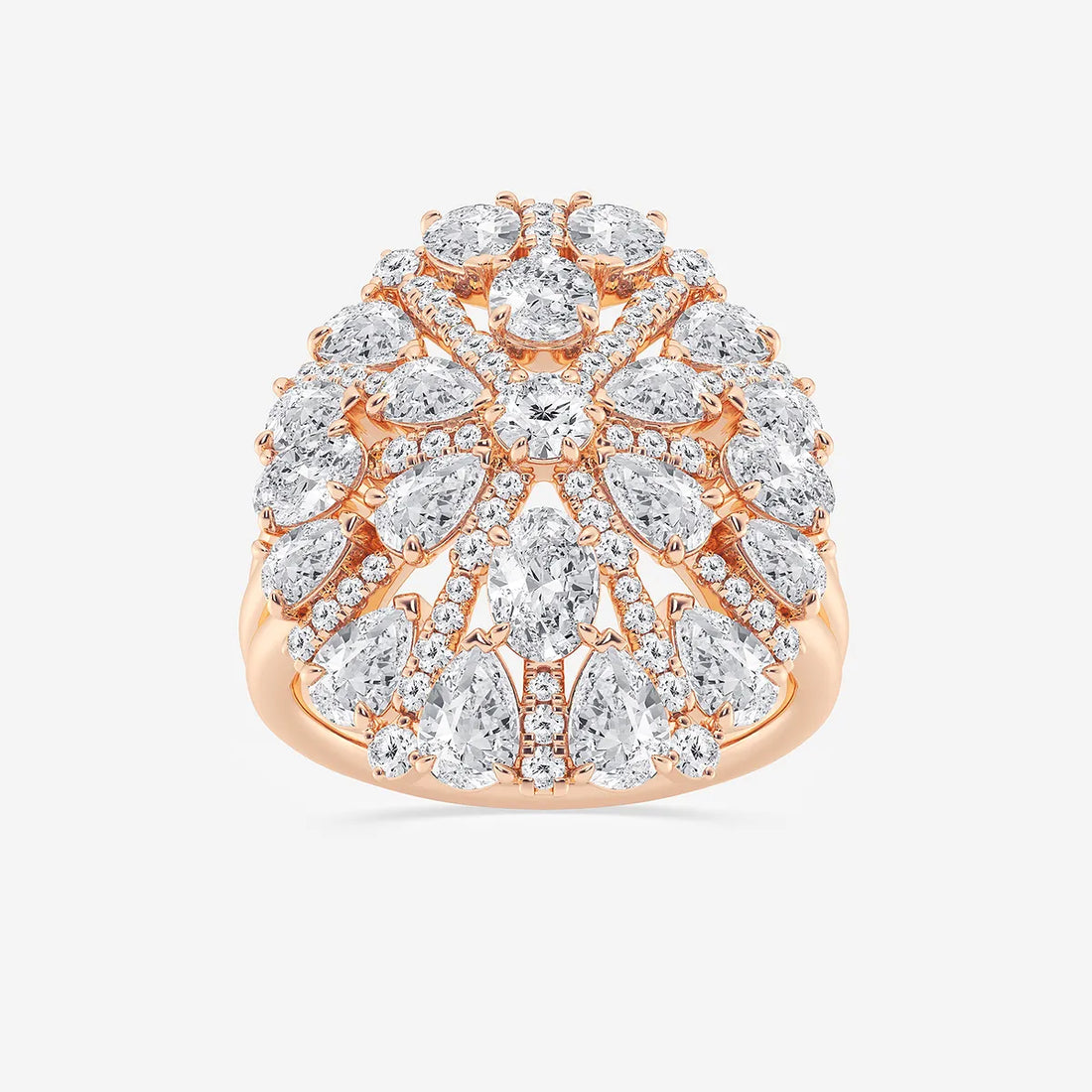 Floréa Burst Multi-Shape Lab-Grown Diamond Floral Ring