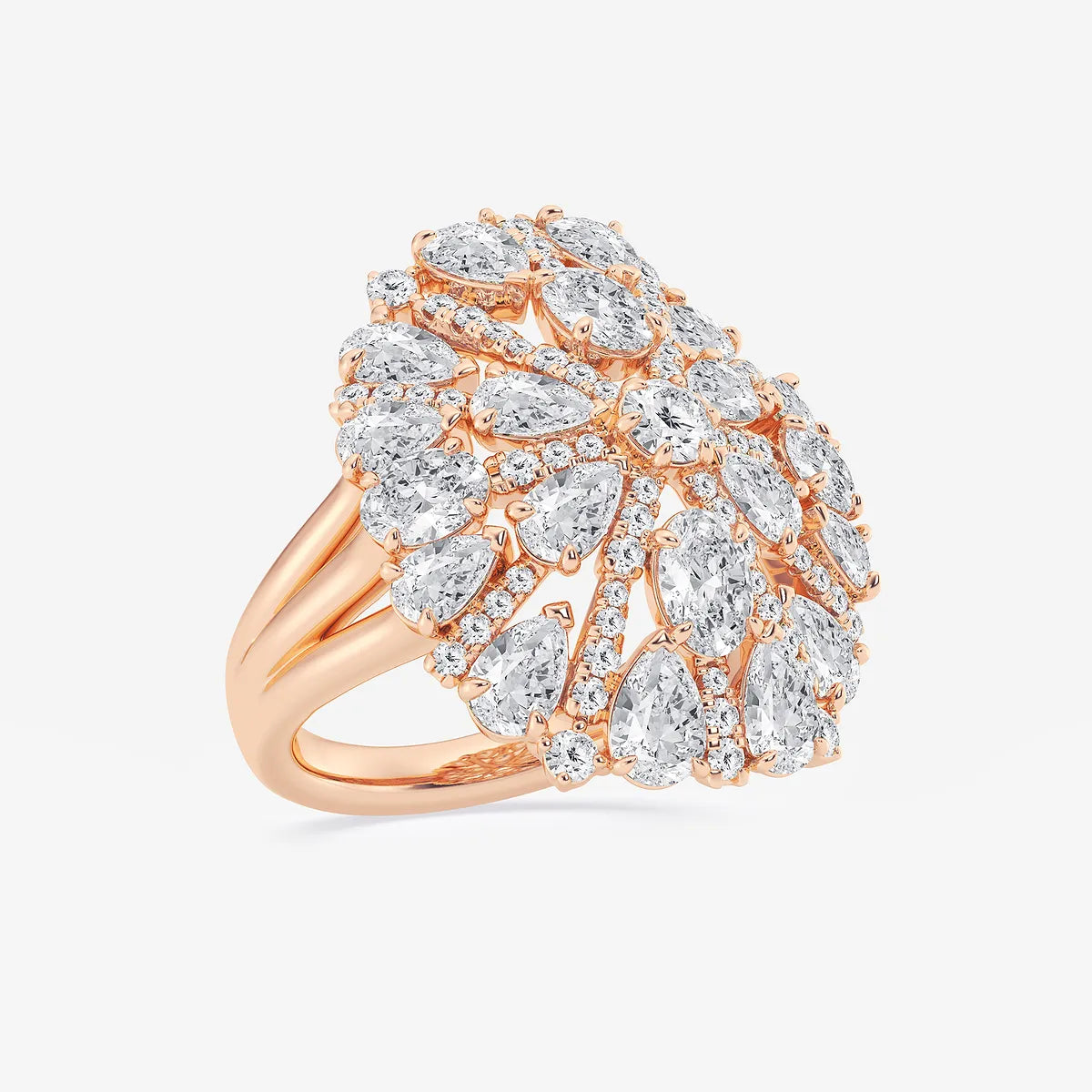 Floréa Burst Multi-Shape Lab-Grown Diamond Floral Ring