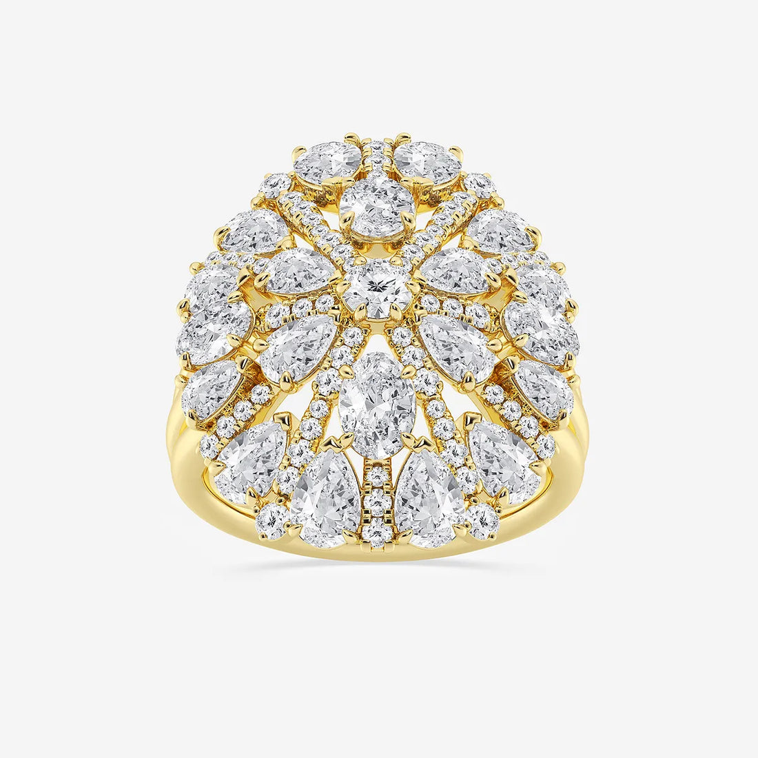Floréa Burst Multi-Shape Lab-Grown Diamond Floral Ring