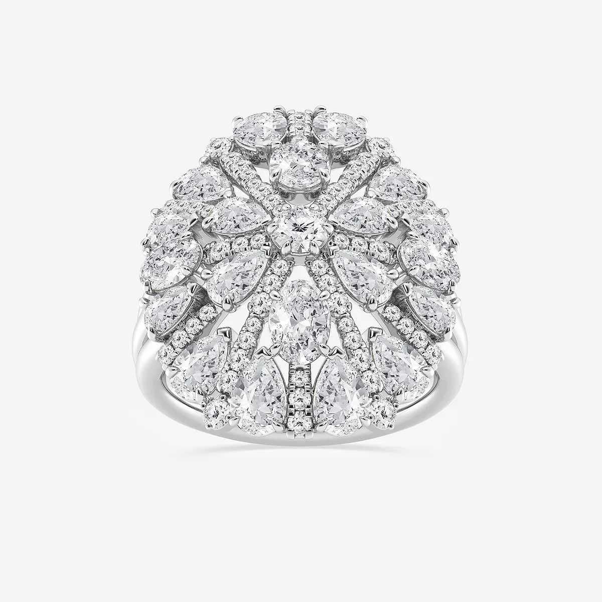 Floréa Burst Multi-Shape Lab-Grown Diamond Floral Ring