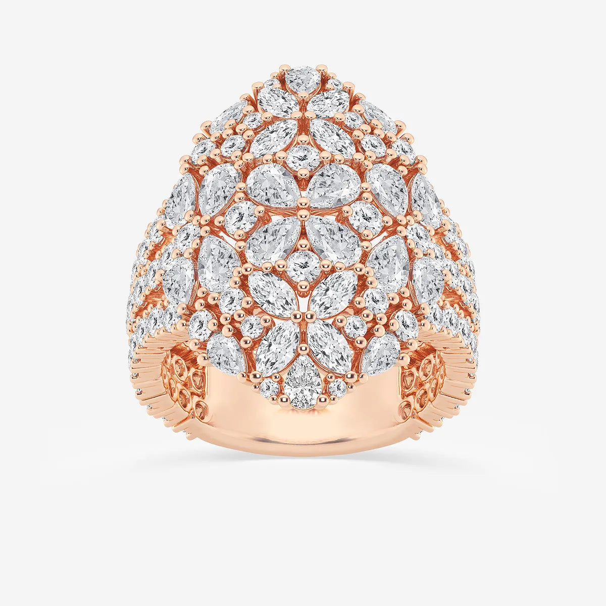 Élanza Multi-Shape Lab-Grown Diamond Cocktail Ring
