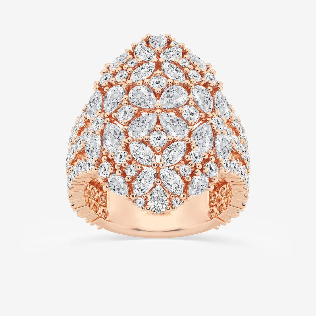 Élanza Multi-Shape Lab-Grown Diamond Cocktail Ring