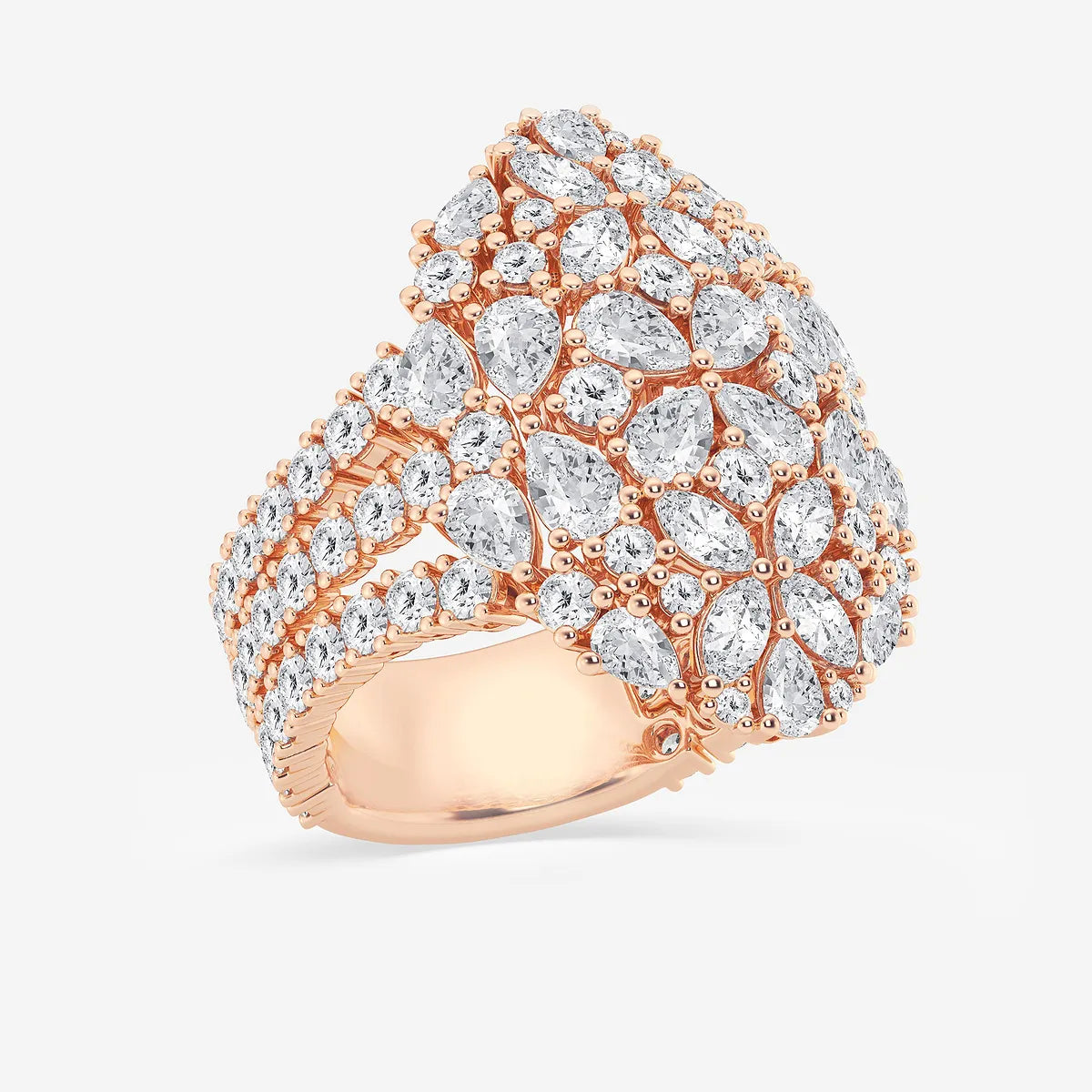 Élanza Multi-Shape Lab-Grown Diamond Cocktail Ring