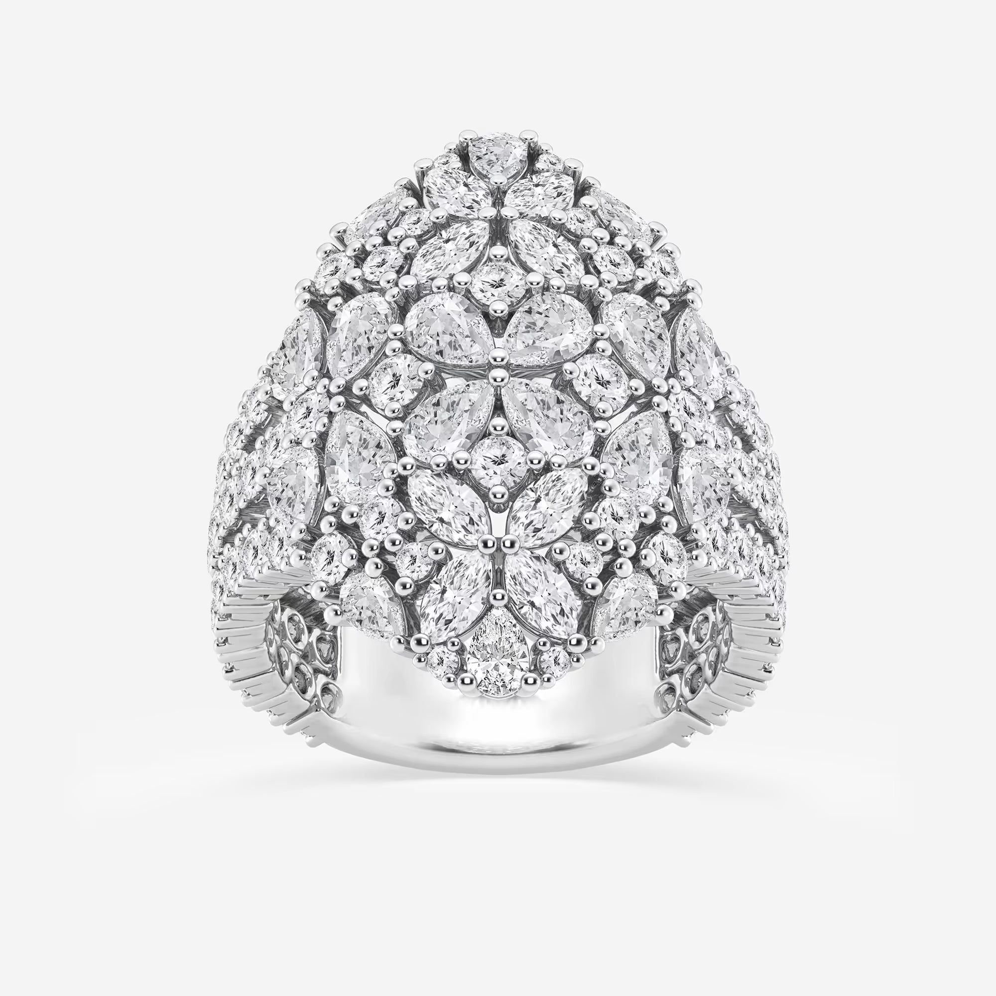 Élanza Multi-Shape Lab-Grown Diamond Cocktail Ring
