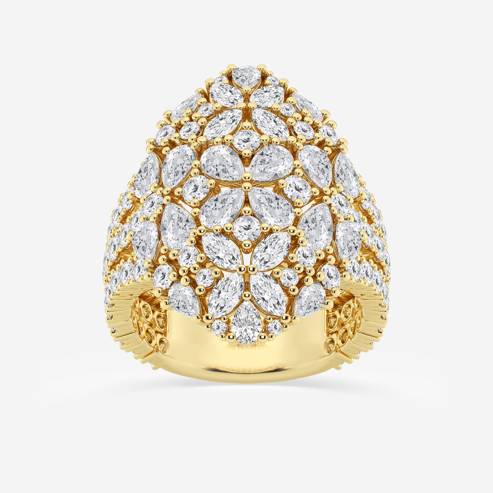 Élanza Multi-Shape Lab-Grown Diamond Cocktail Ring