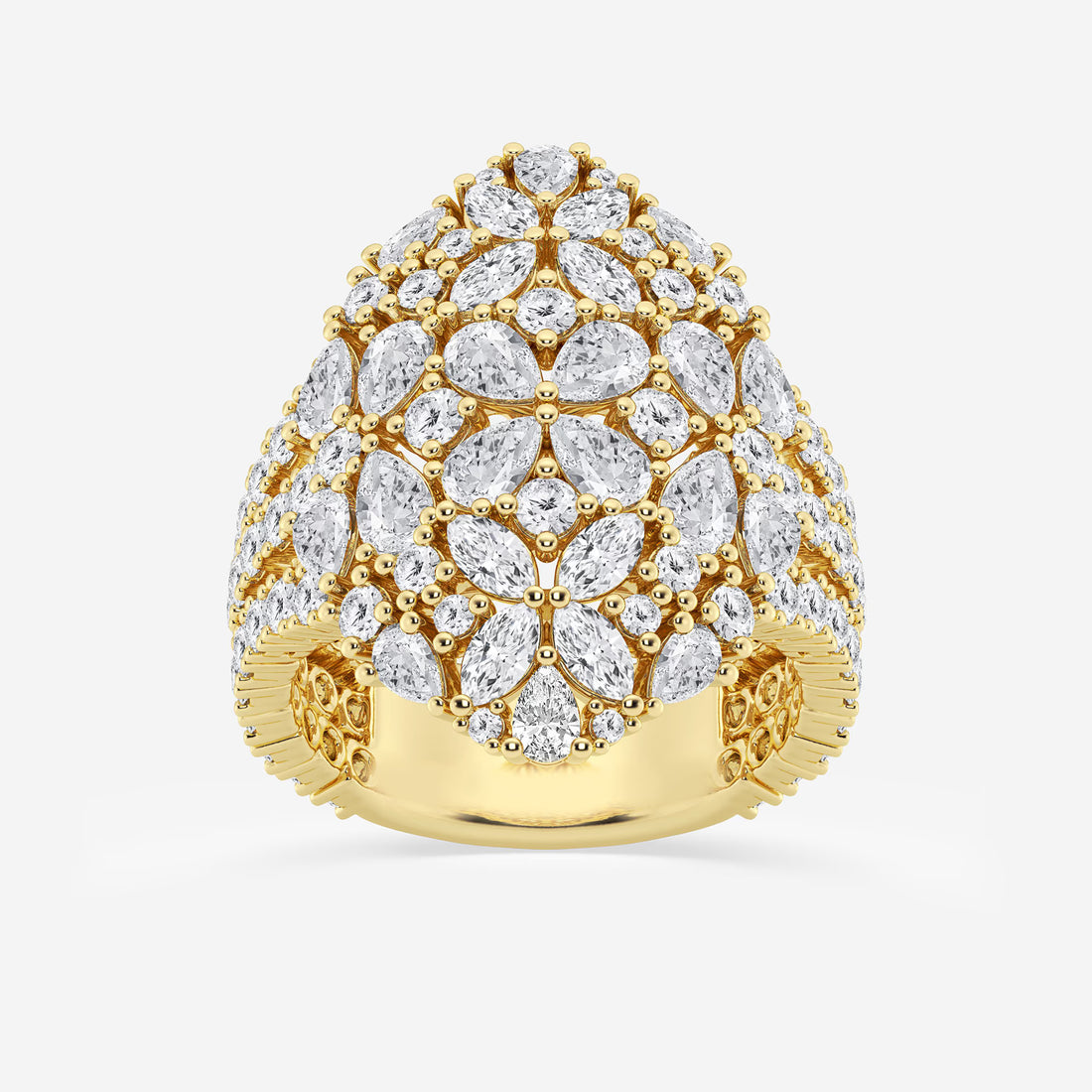 Élanza Multi-Shape Lab-Grown Diamond Cocktail Ring