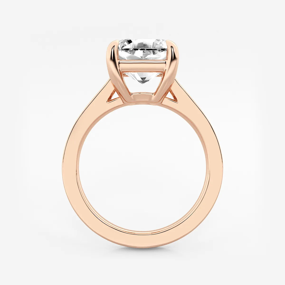 Timeless Radiance Asscher Solitaire Engagement Ring