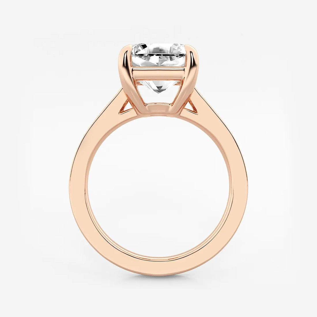 Timeless Radiance Asscher Solitaire Engagement Ring