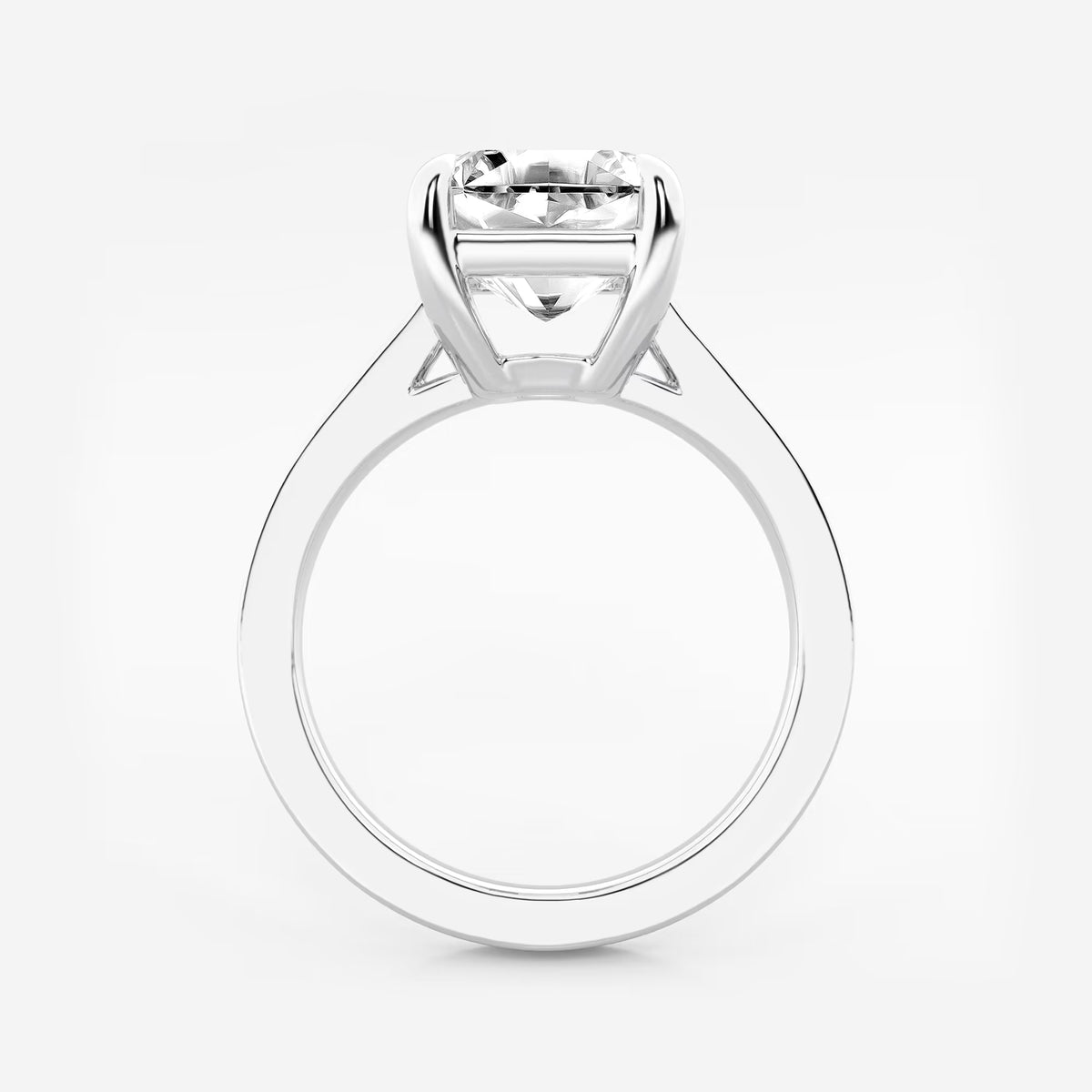 Timeless Radiance Asscher Solitaire Engagement Ring