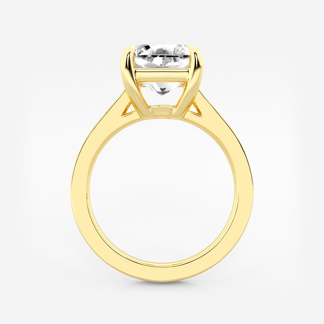 Timeless Radiance Asscher Solitaire Engagement Ring