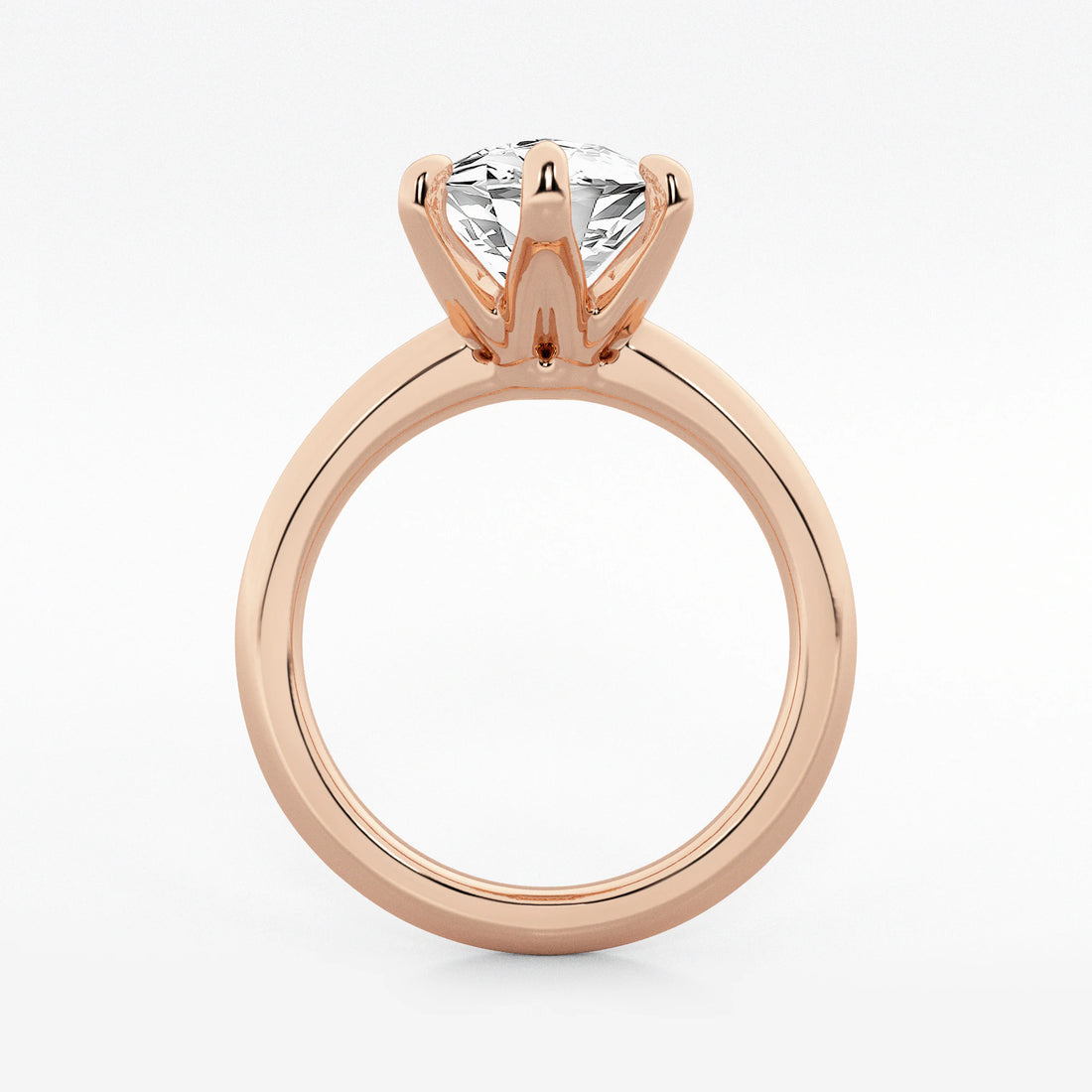 Lunara Marquise Lab-Grown Diamond Knife Edge Solitaire Engagement Ring