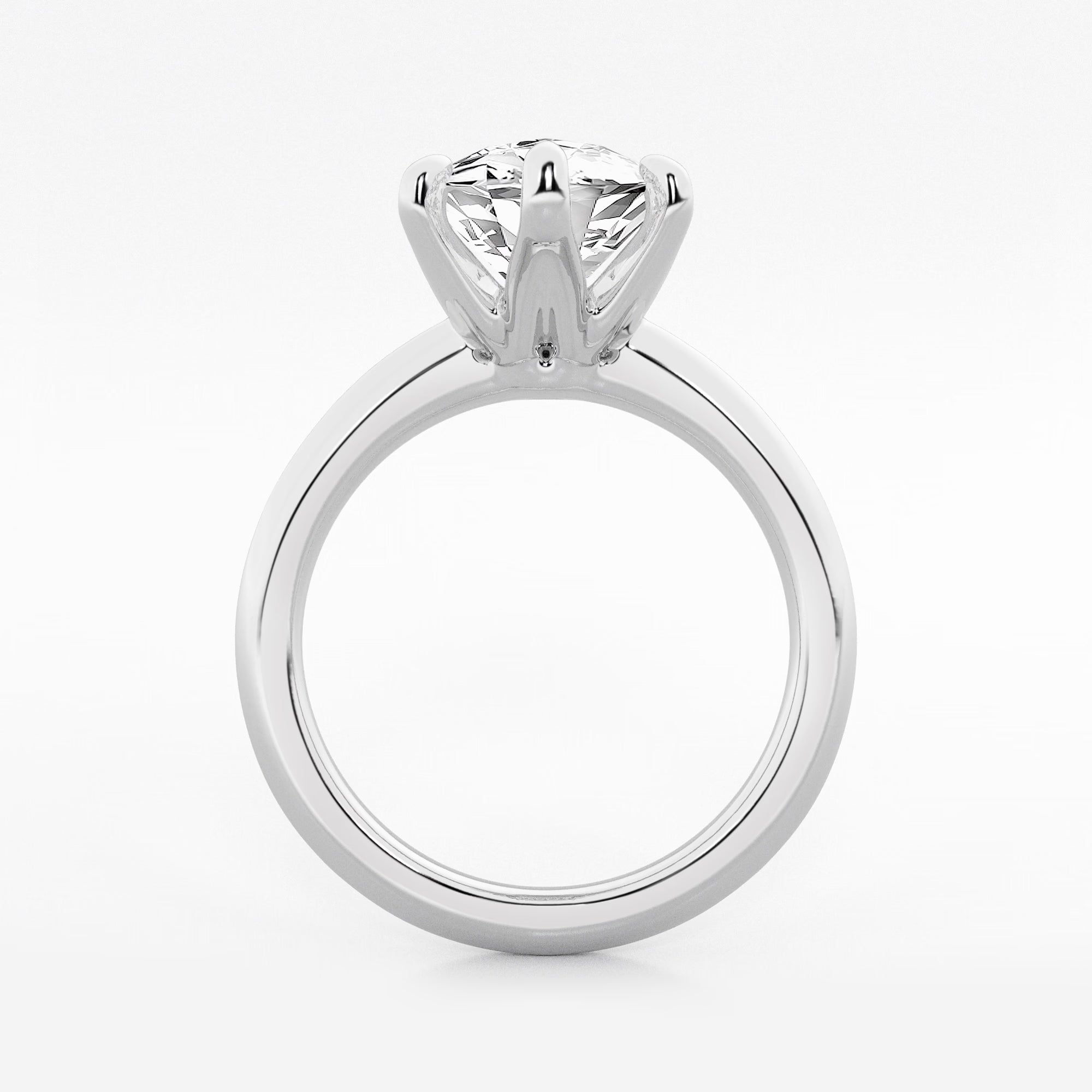 Lunara Marquise Lab-Grown Diamond Knife Edge Solitaire Engagement Ring