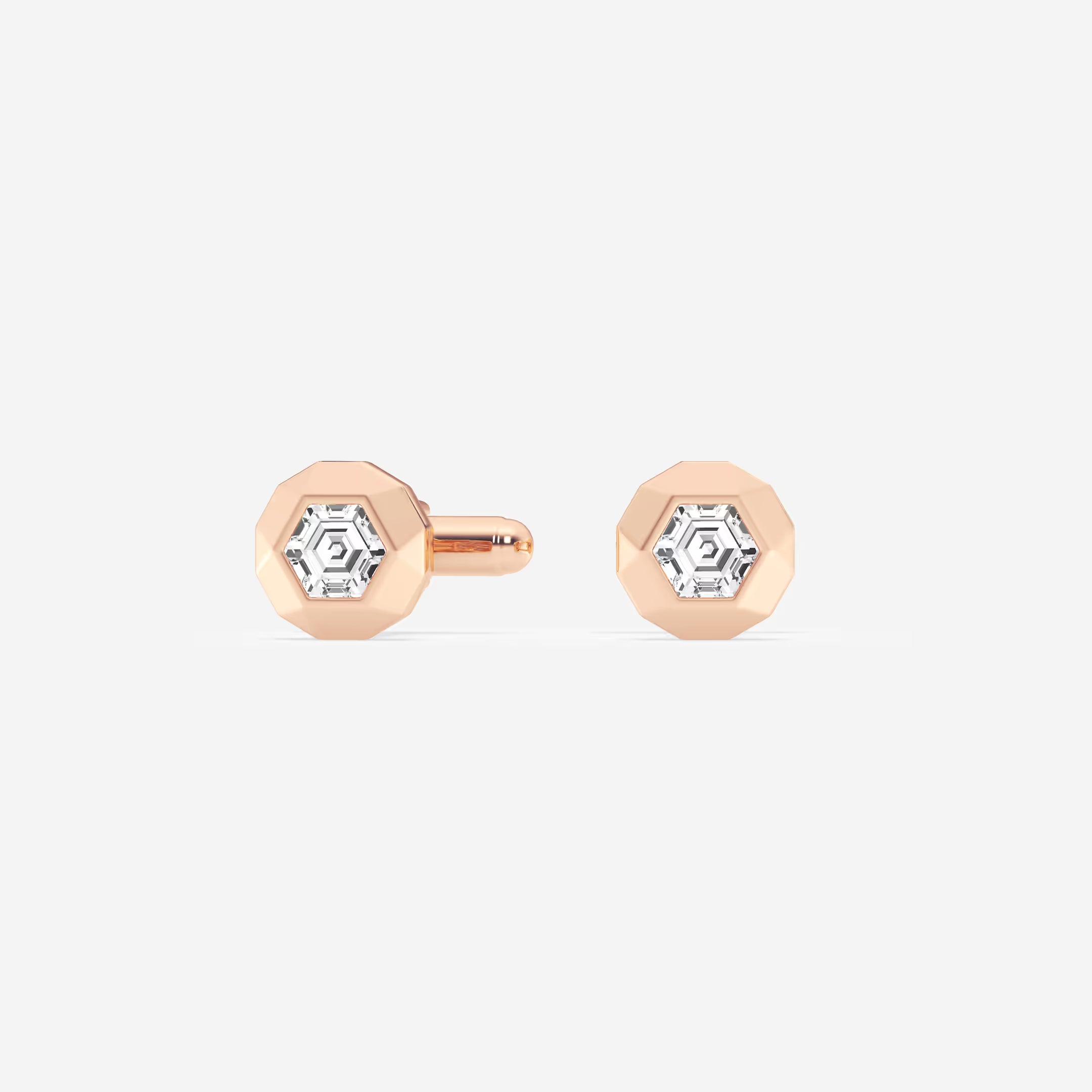 Muse Framed Multi-Shape Lab-Grown Diamond Cufflinks
