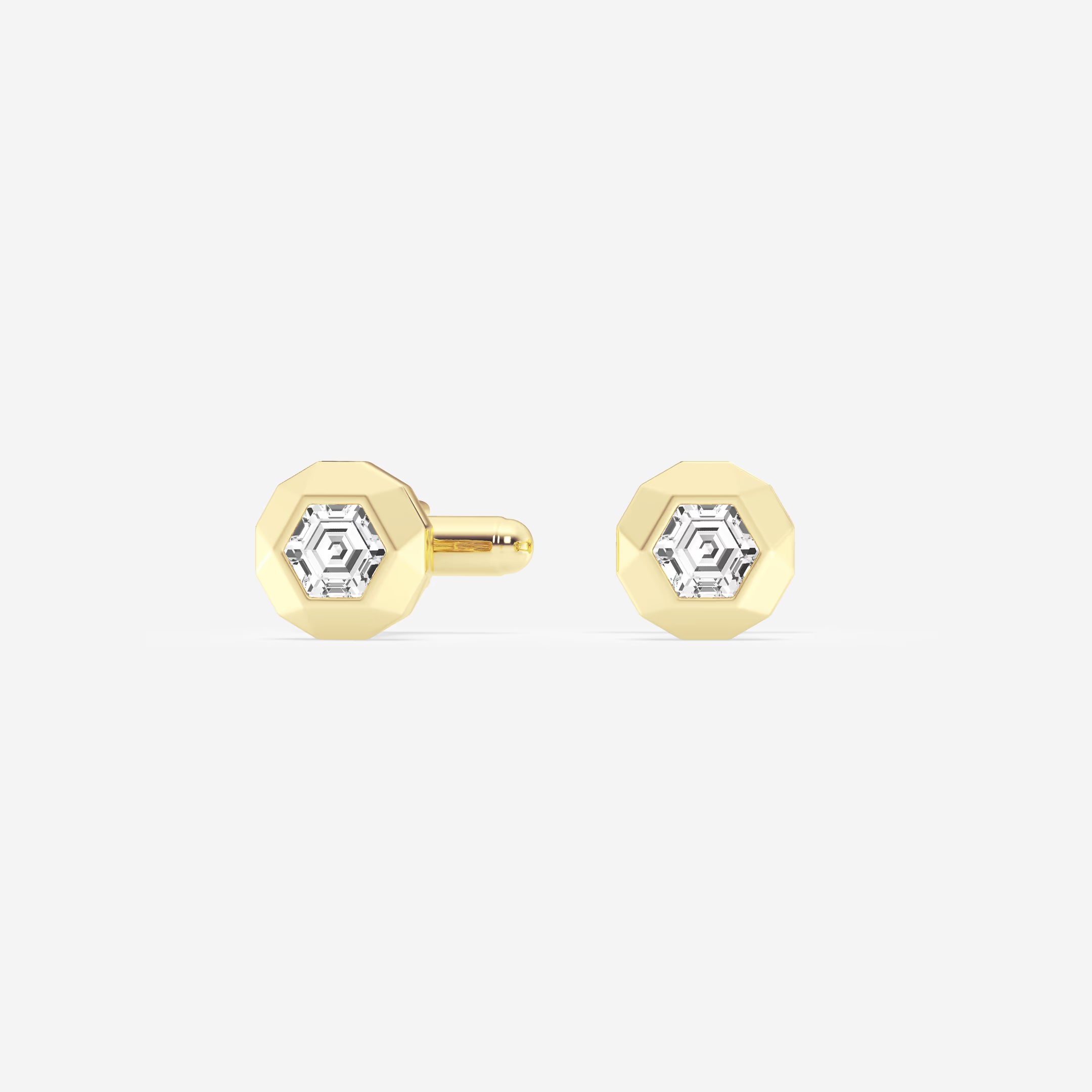 Muse Framed Multi-Shape Lab-Grown Diamond Cufflinks