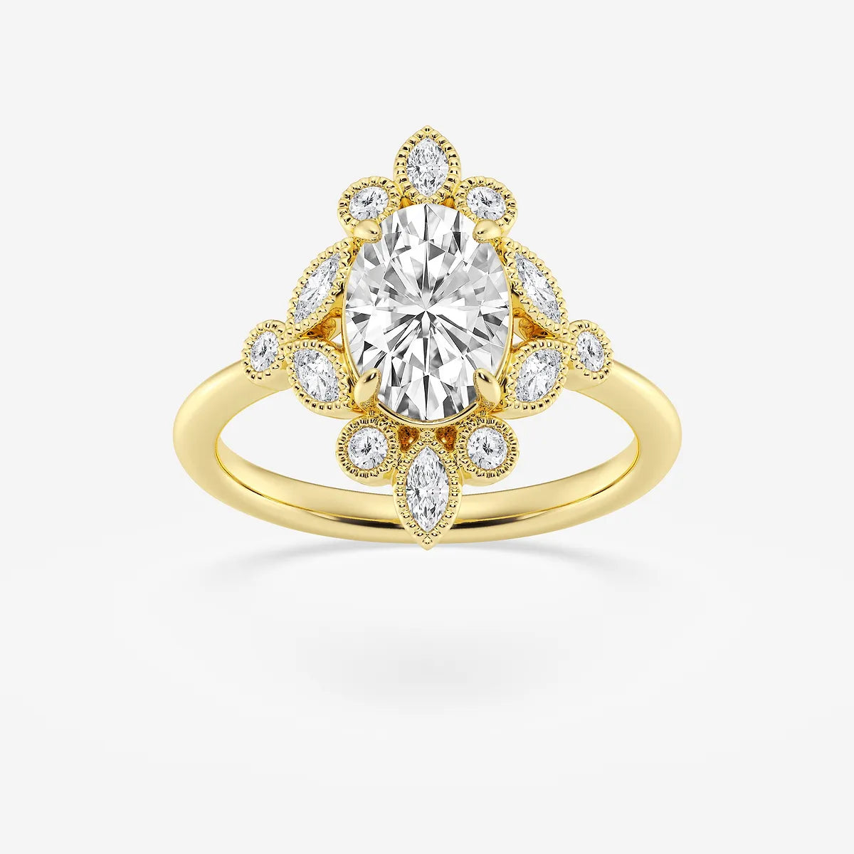 Seraphina Oval Lab Grown Diamond Timeless Solitaire Engagement Ring