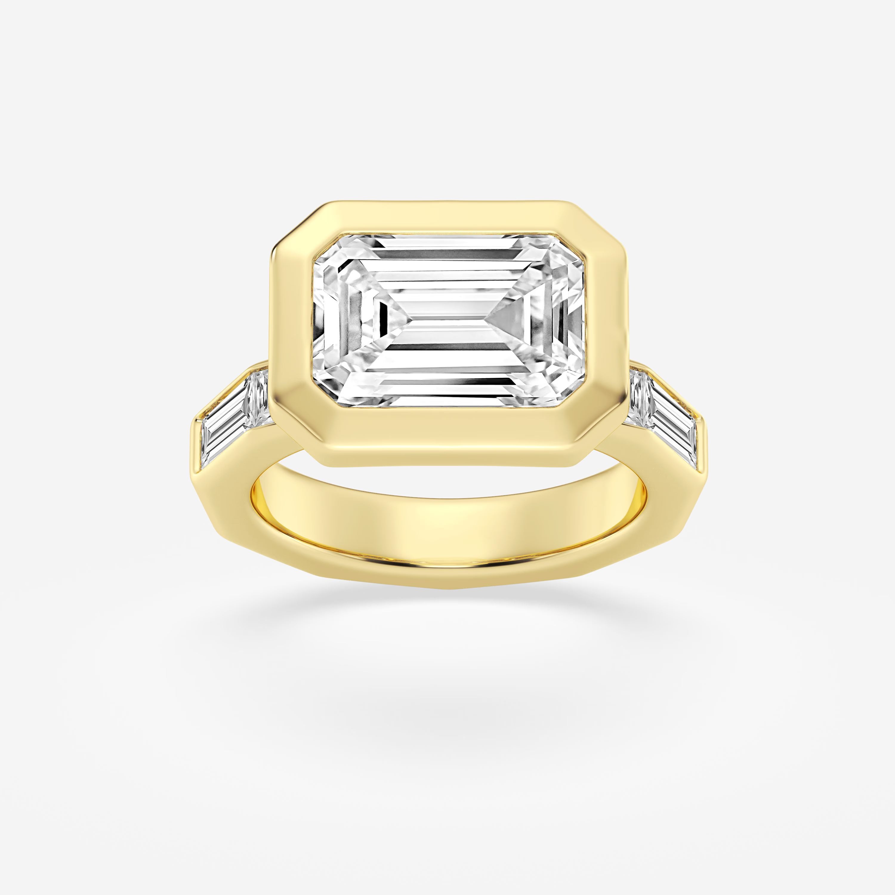 Elysian Emerald Whisper Engagement Ring