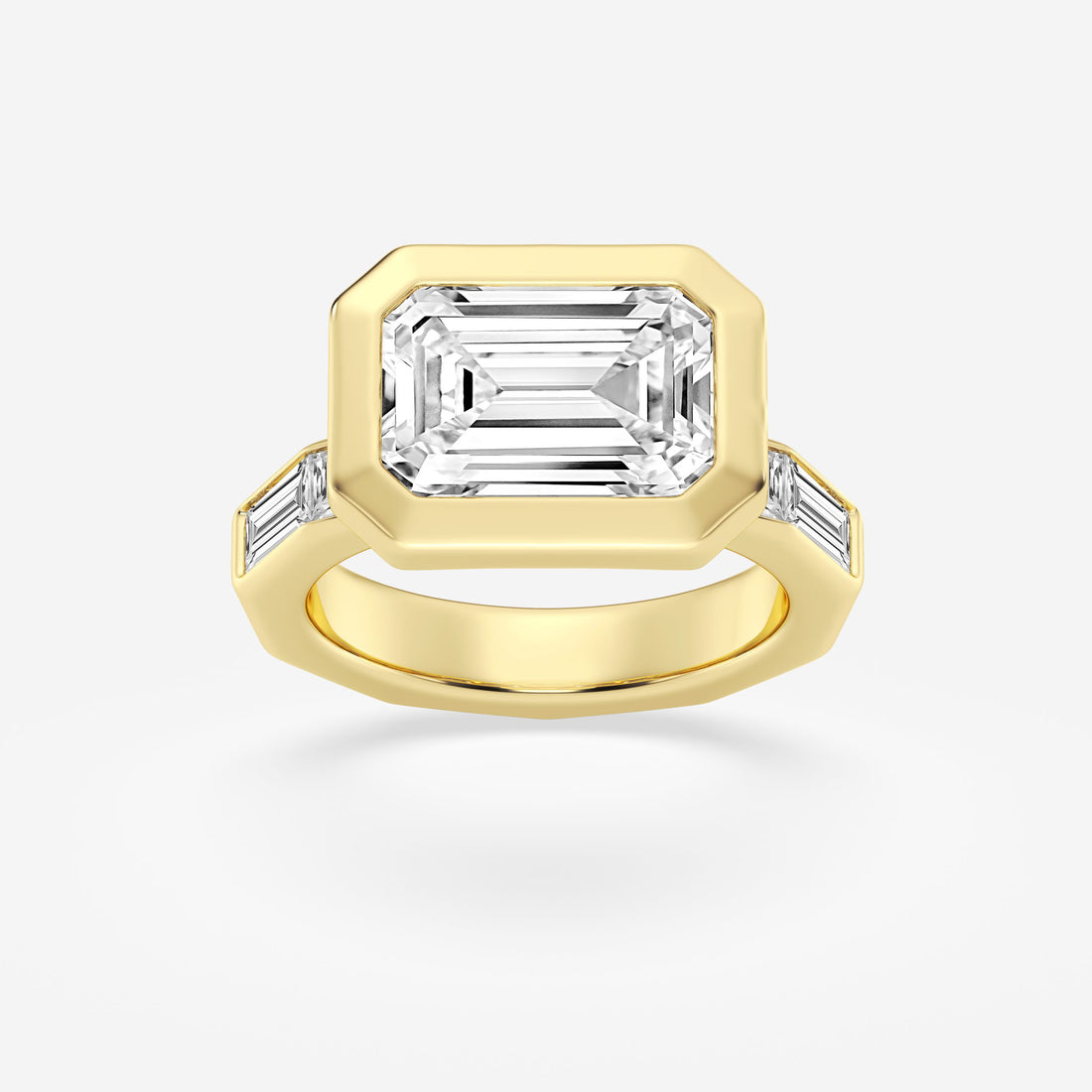 Elysian Emerald Whisper Engagement Ring
