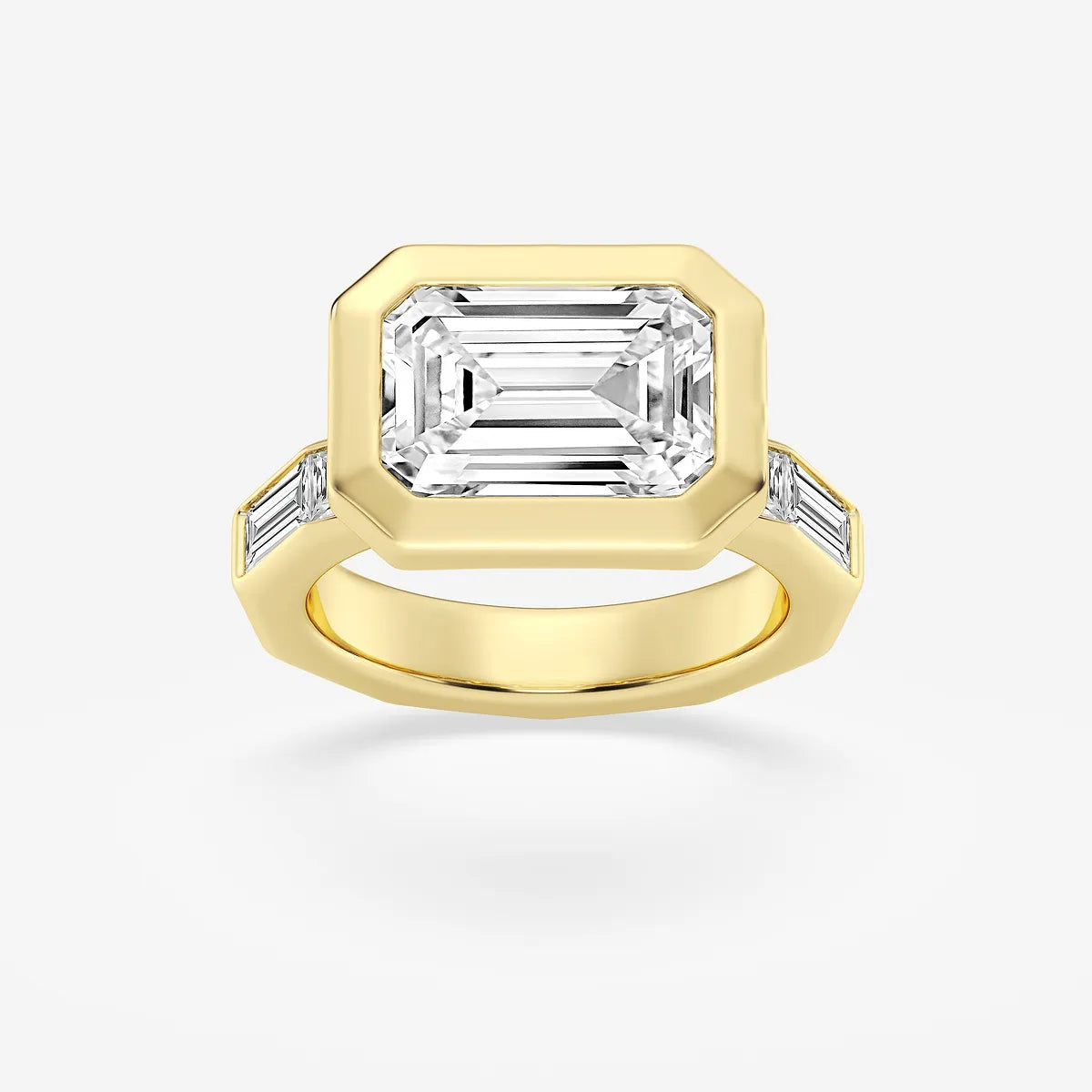 Elysian Emerald Whisper Engagement Ring