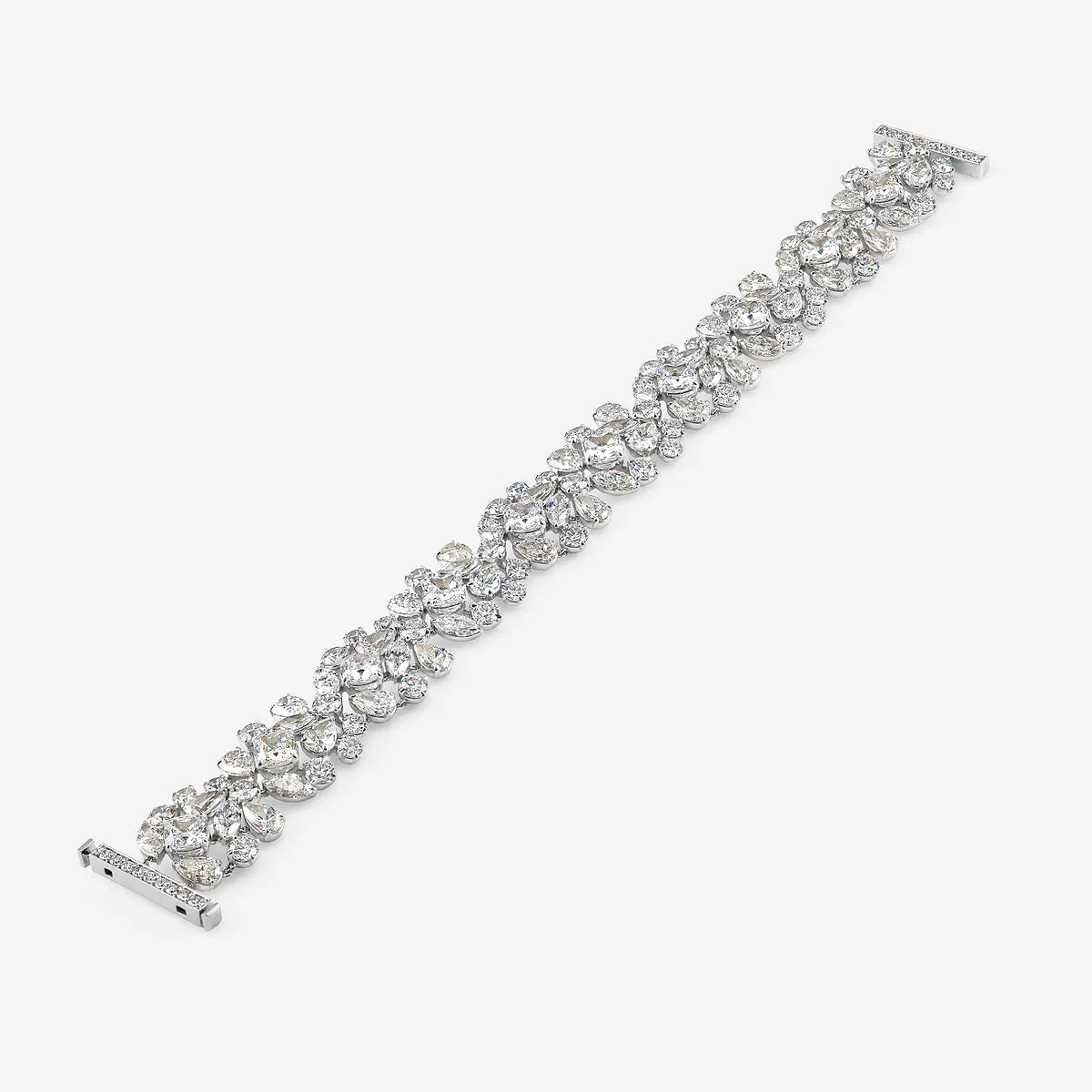 Mumbai Mosaic Multi-Shape Lab Grown Diamond Statement Bracelet
