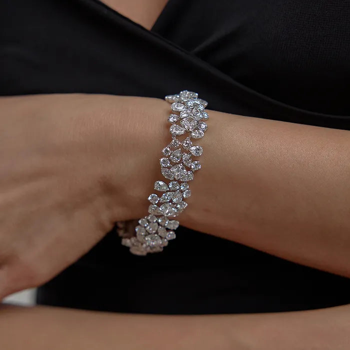 Mumbai Mosaic Multi-Shape Lab Grown Diamond Bracelet