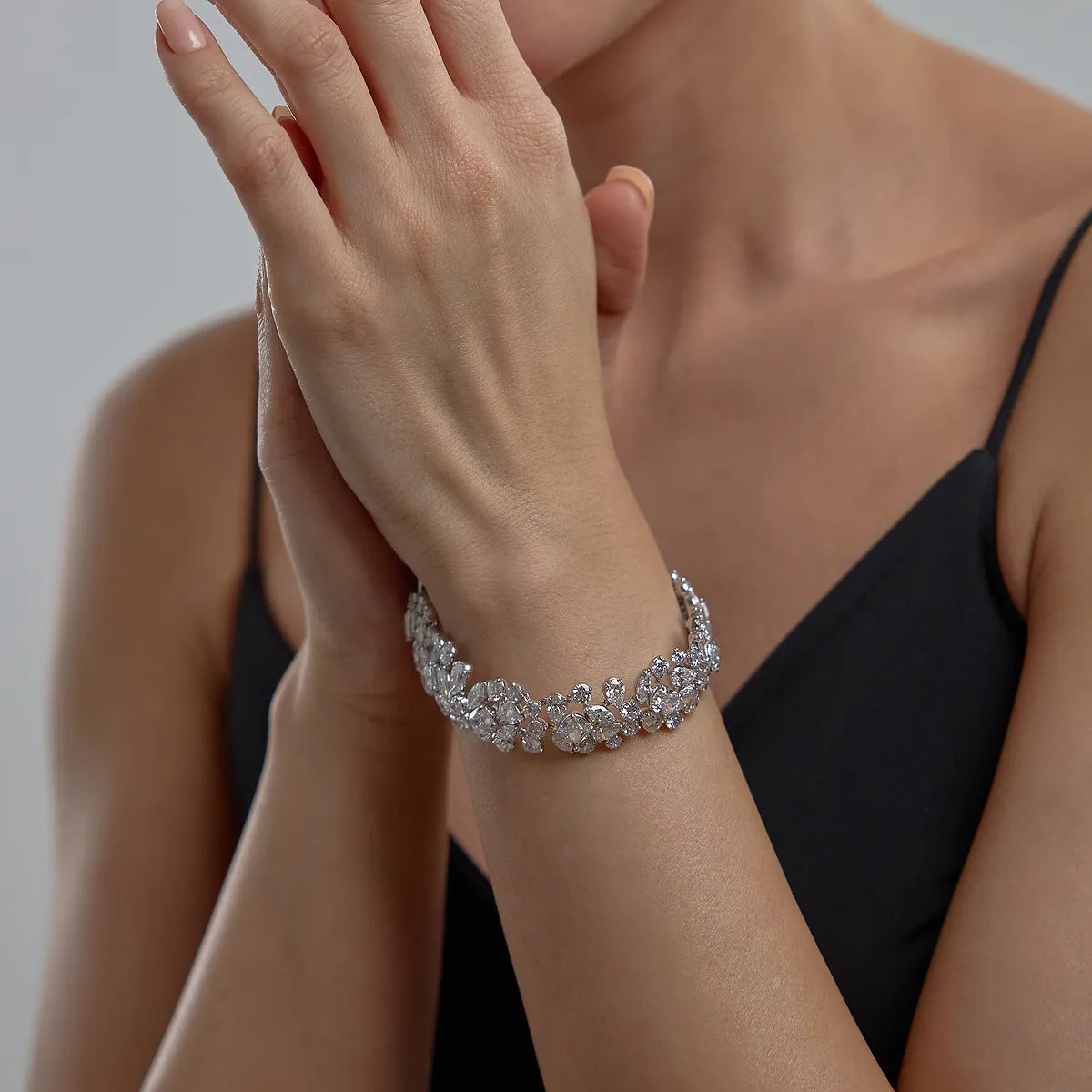 Mumbai Mosaic Multi-Shape Lab Grown Diamond Bracelet