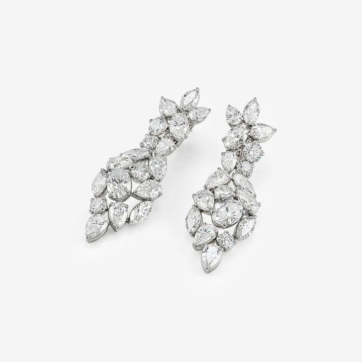 Mumbai Lab Grown Diamond Statement Earrings