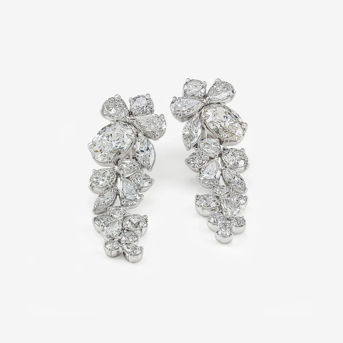 Carmona Lab Grown Diamond Elegant Drop Earrings