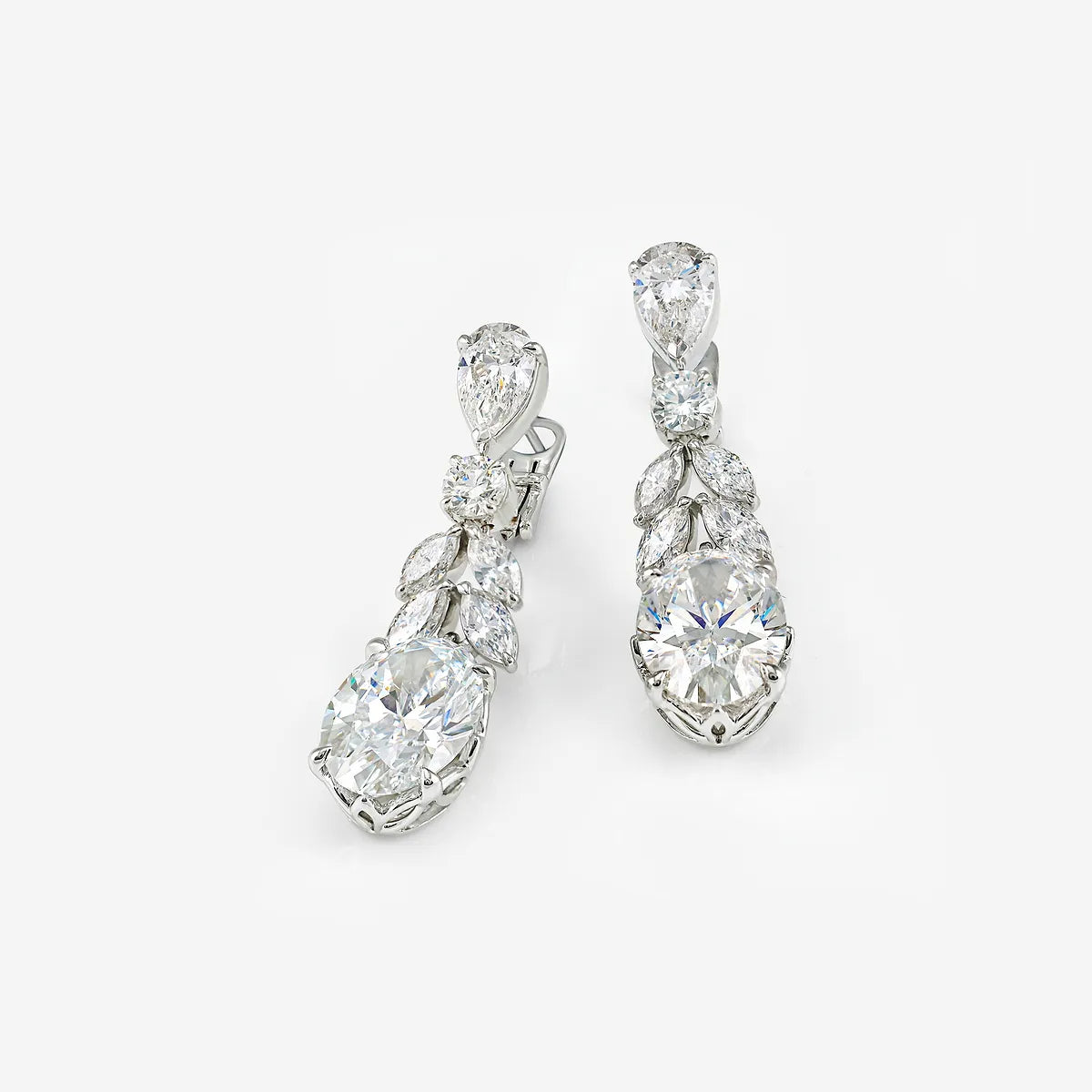 Aurielle Contemporary Lab Grown Diamond Art Earrings