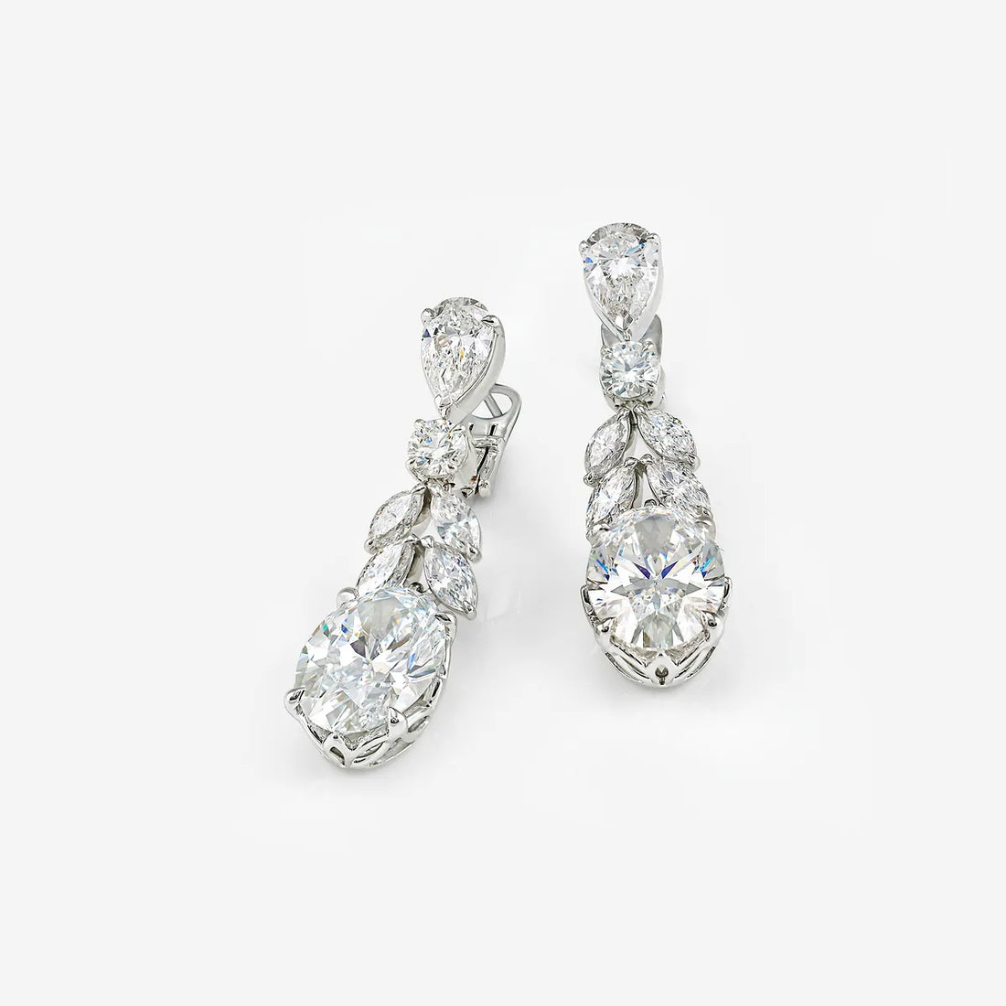 Aurielle Contemporary Lab Grown Diamond Art Earrings