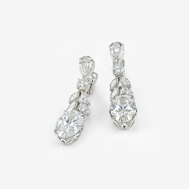 Aurielle Contemporary Lab Grown Diamond Art Earrings