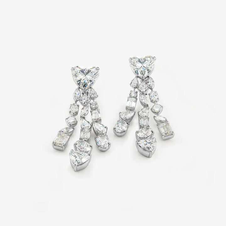 Rajvara Regal Lab Grown Diamond Statement Earrings