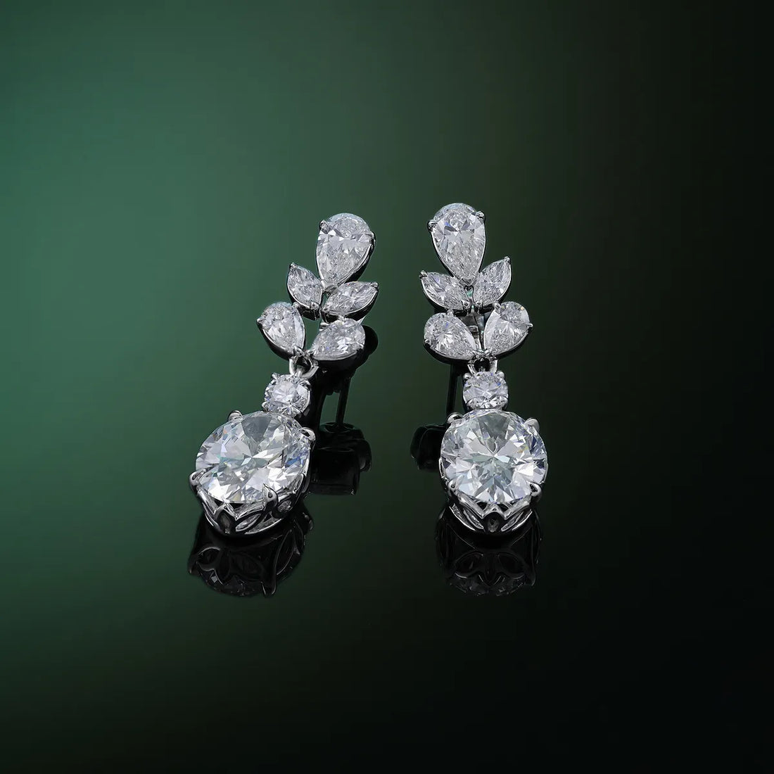Verdantia Nature-Inspired Lab Grown Diamond Earrings