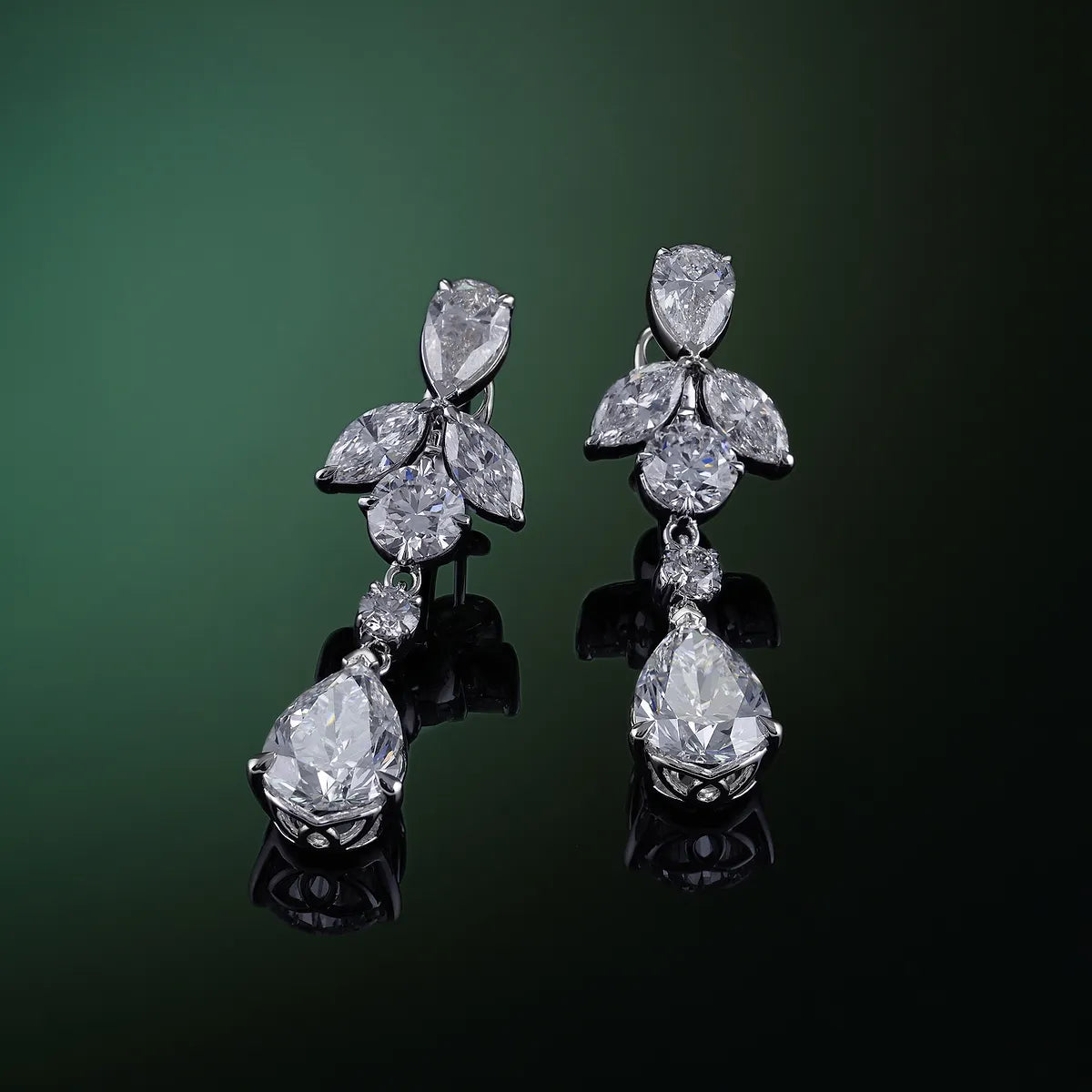 Skyline Vancouver Lab Grown Diamond Architectural Earrings