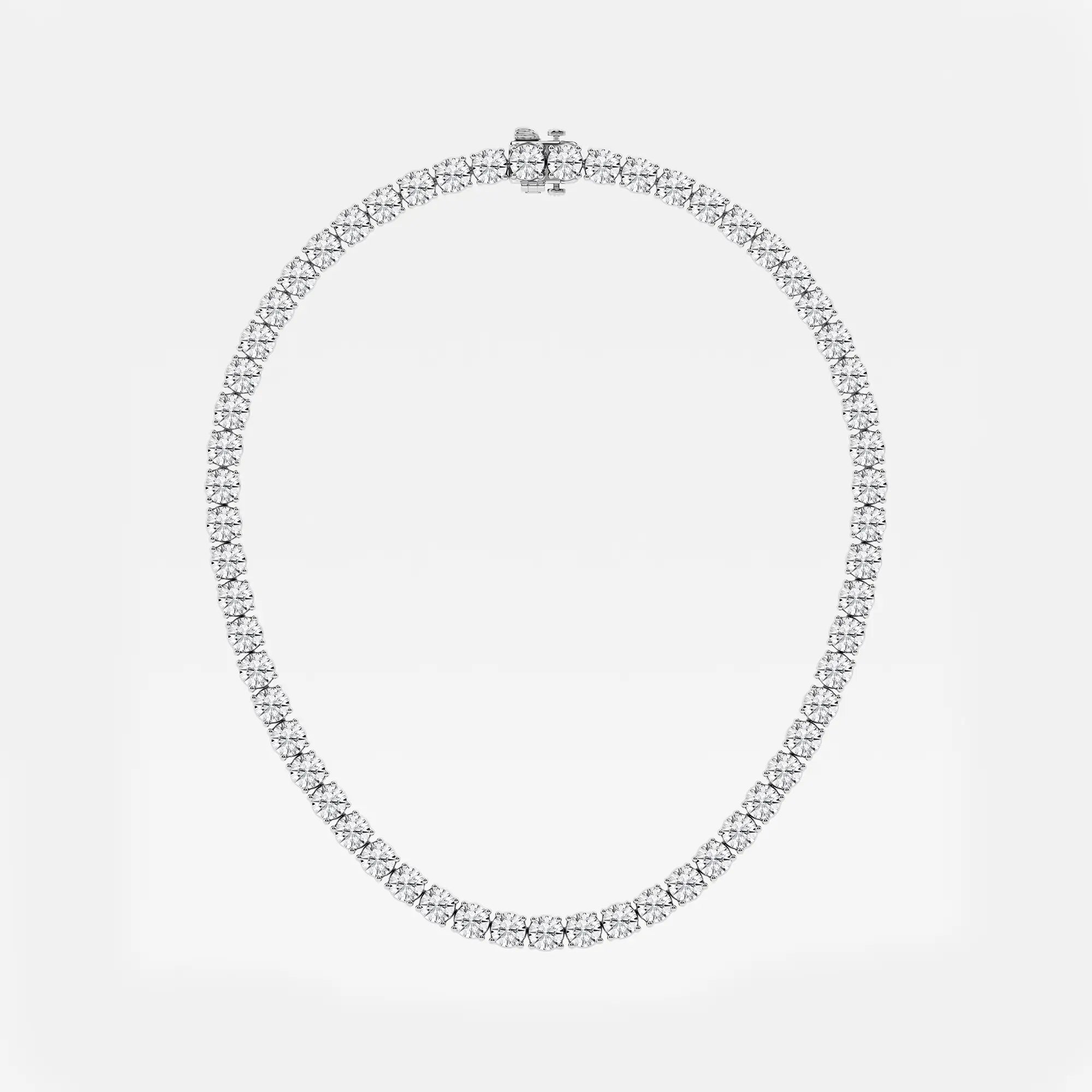 Celestia Round Lab Grown Diamond Classic Tennis Necklace