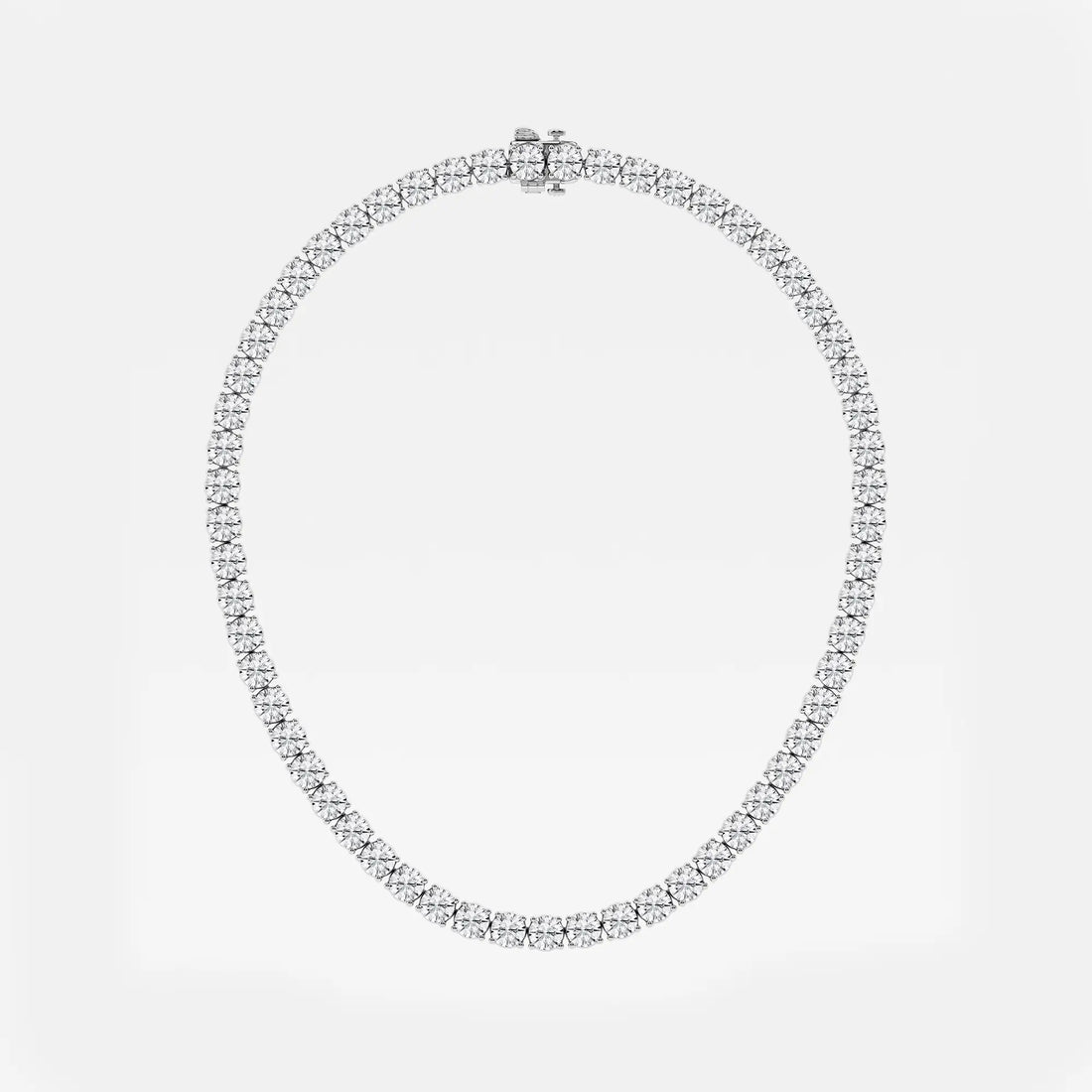 Celestia Round Lab Grown Diamond Classic Tennis Necklace