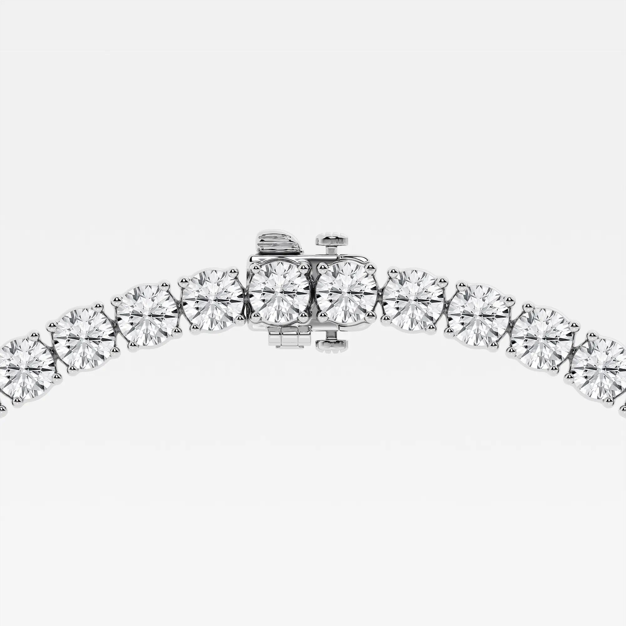 Celestia Round Lab Grown Diamond Classic Tennis Necklace