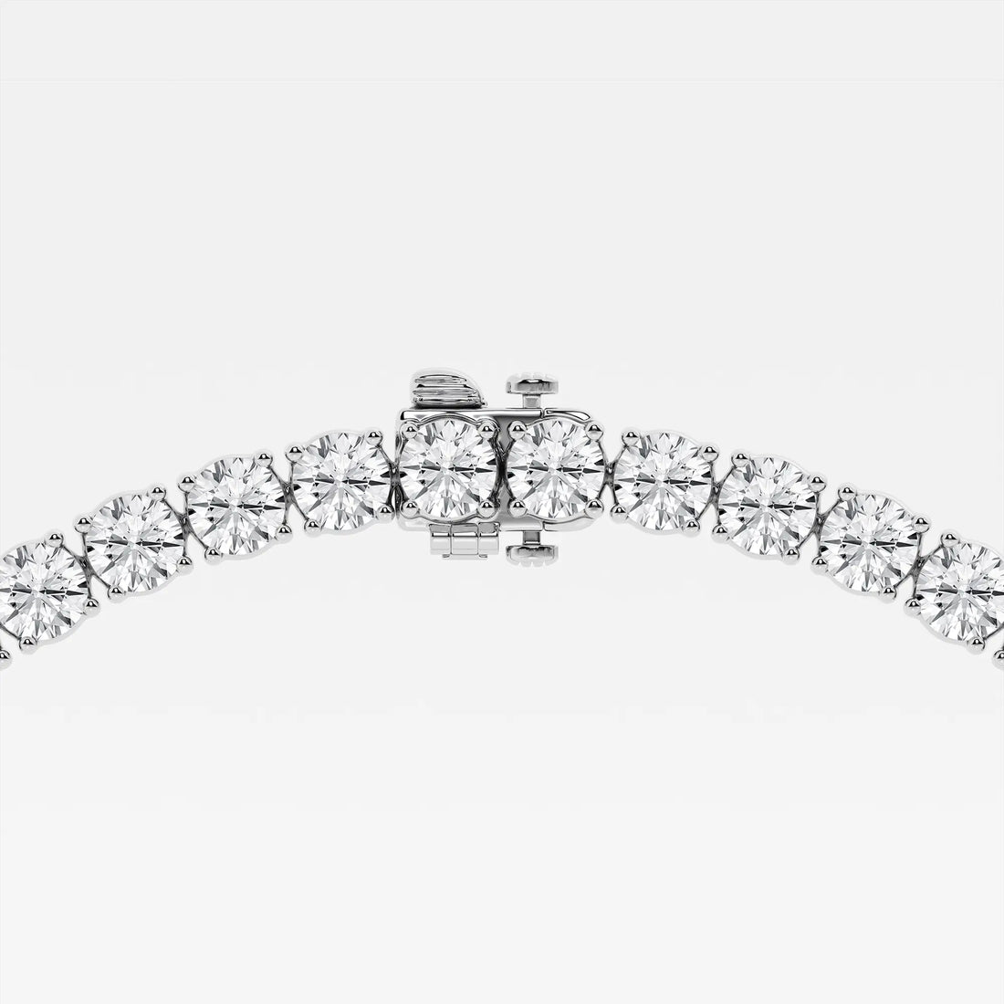 Celestia Round Lab Grown Diamond Classic Tennis Necklace