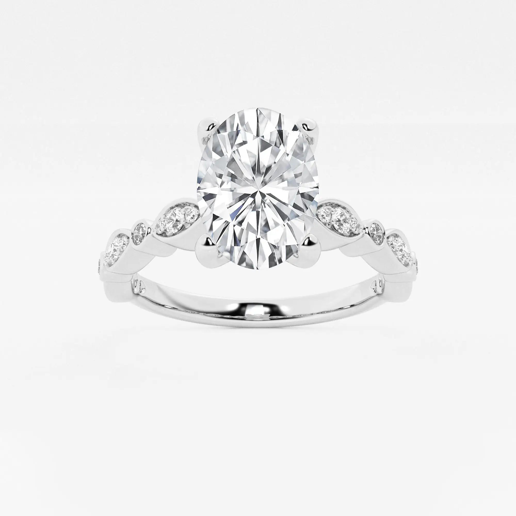 Title: Oval Cut Solitaire Engagement Ring