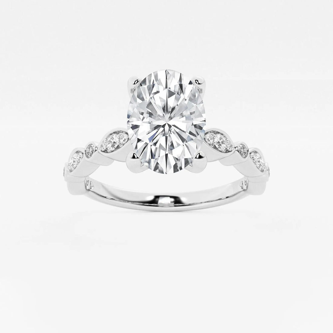Title: Oval Cut Solitaire Engagement Ring